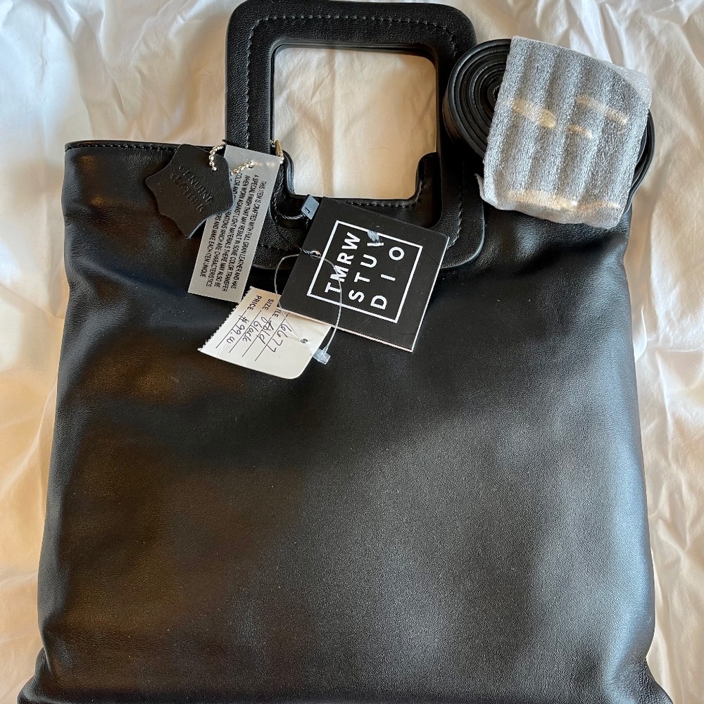 TMRW Studio Black Mateo Crossbody Bag  *NEW